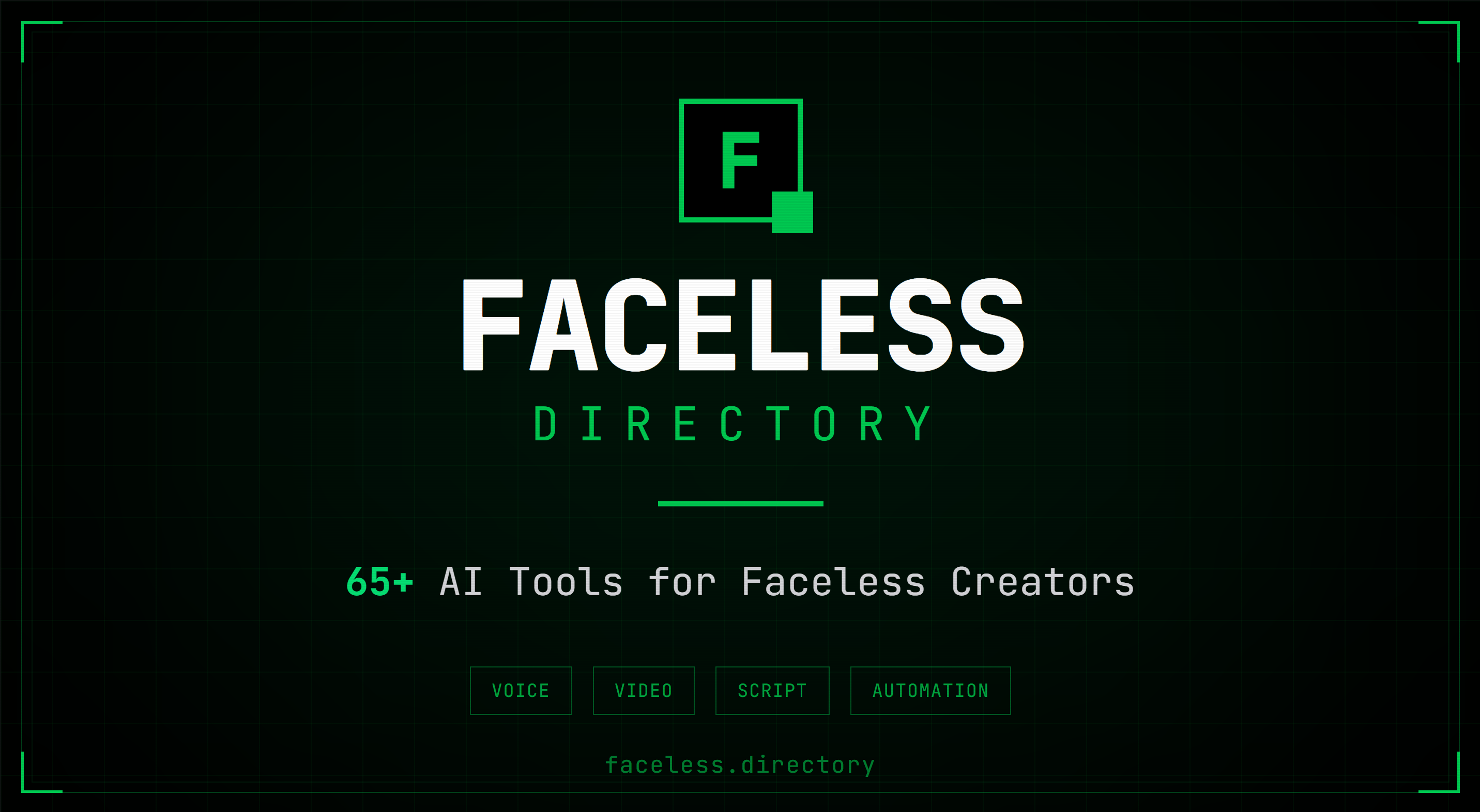 Faceless Directory Editorial